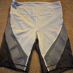 Lululemon tricolor bike shorts